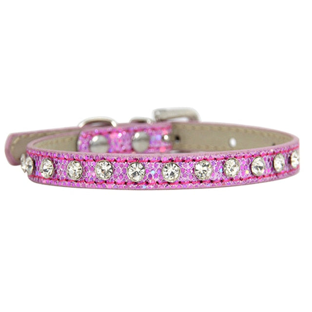 Super Shining Diamond Rhinestone Cat Collar