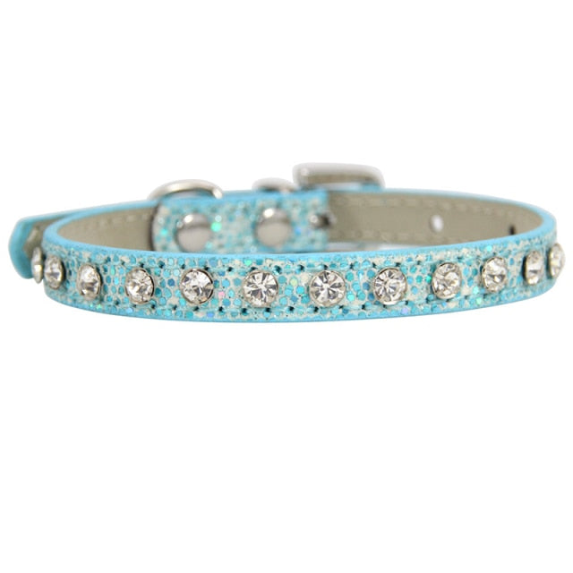 Super Shining Diamond Rhinestone Cat Collar